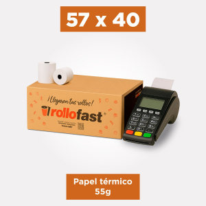 Rollo Térmico 57 x 40mm |...