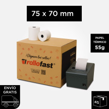 Rollo Térmico 75 x 70mm -...