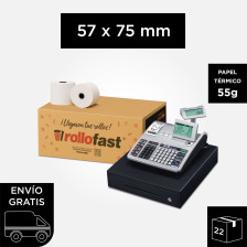 Rollo Térmico 57 x 75mm -...