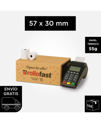 Rollo Térmico 57mm x 30mm...