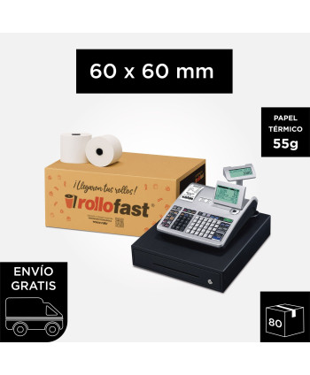 Rollo Térmico 60mm x 60mm...