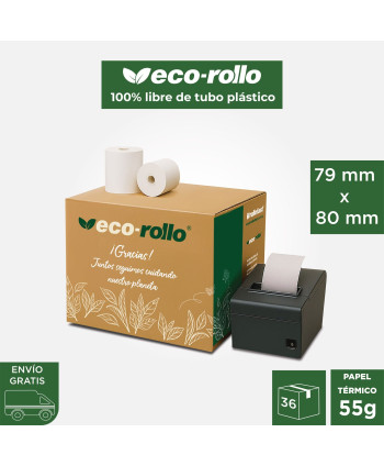 Eco-Rollo Térmico 79mm x...