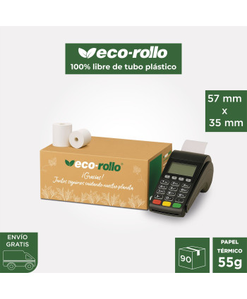 Eco-Rollo Térmico 57mm x...