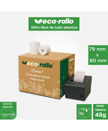 Eco-Rollo Térmico 79mm x...