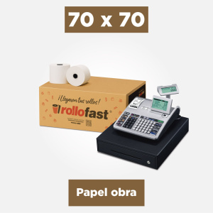 Rollos de papel Bond (obra)...