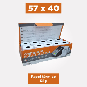 Rollo Térmico 57 x 40mm |...