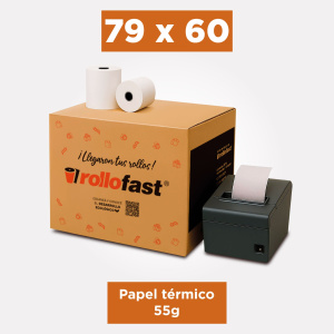 Rollo Térmico 79 x 60mm |...