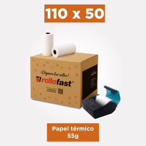 Rollo Térmico 110 x 50mm |...