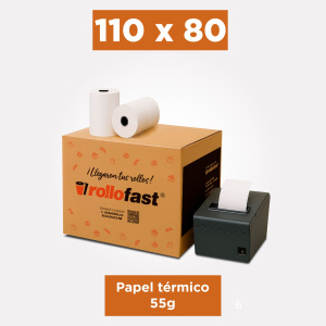 Rollo Térmico 110 x 80 mm |...